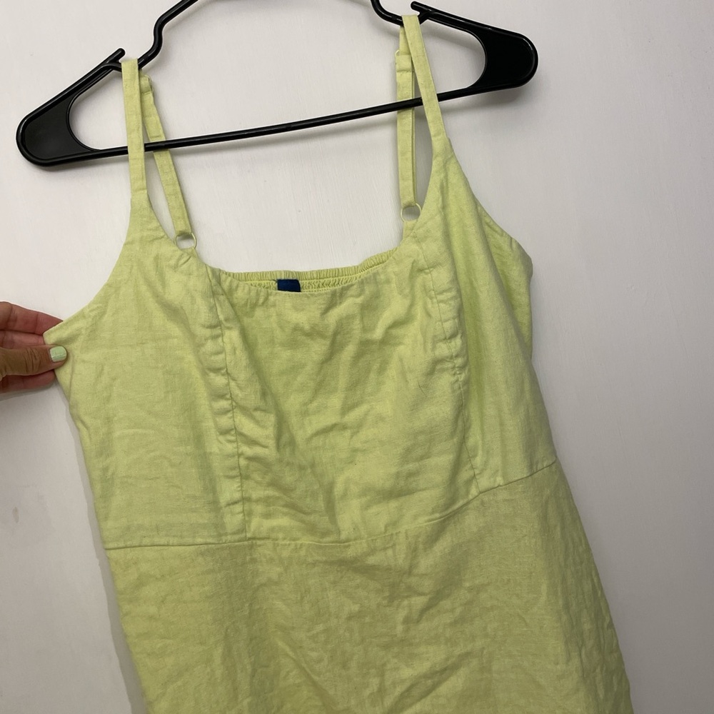 Old Navy Lime Green linen dress